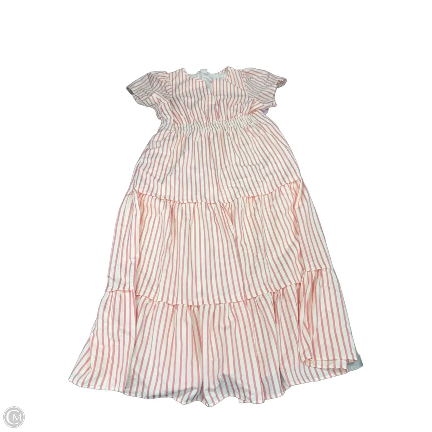 Dress Casual Midi By Chicsoul In Pink, Size: 3x