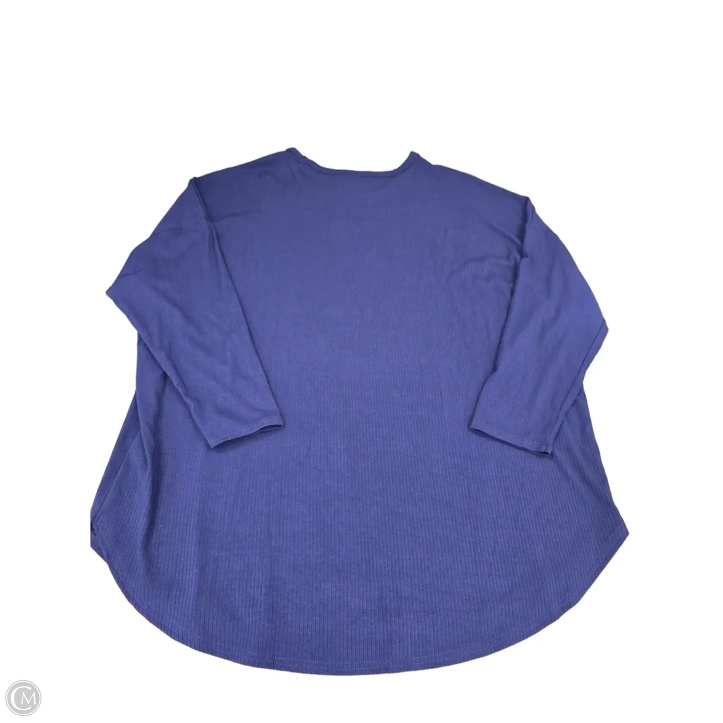 Top Long Sleeve By Old Navy In Blue, Size: Xxl
