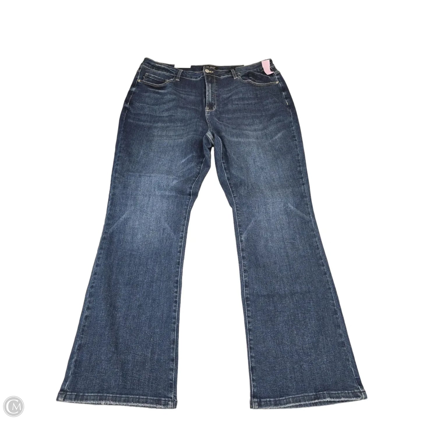 Jeans Boot Cut By Judy Blue In Blue Denim, Size: 22w