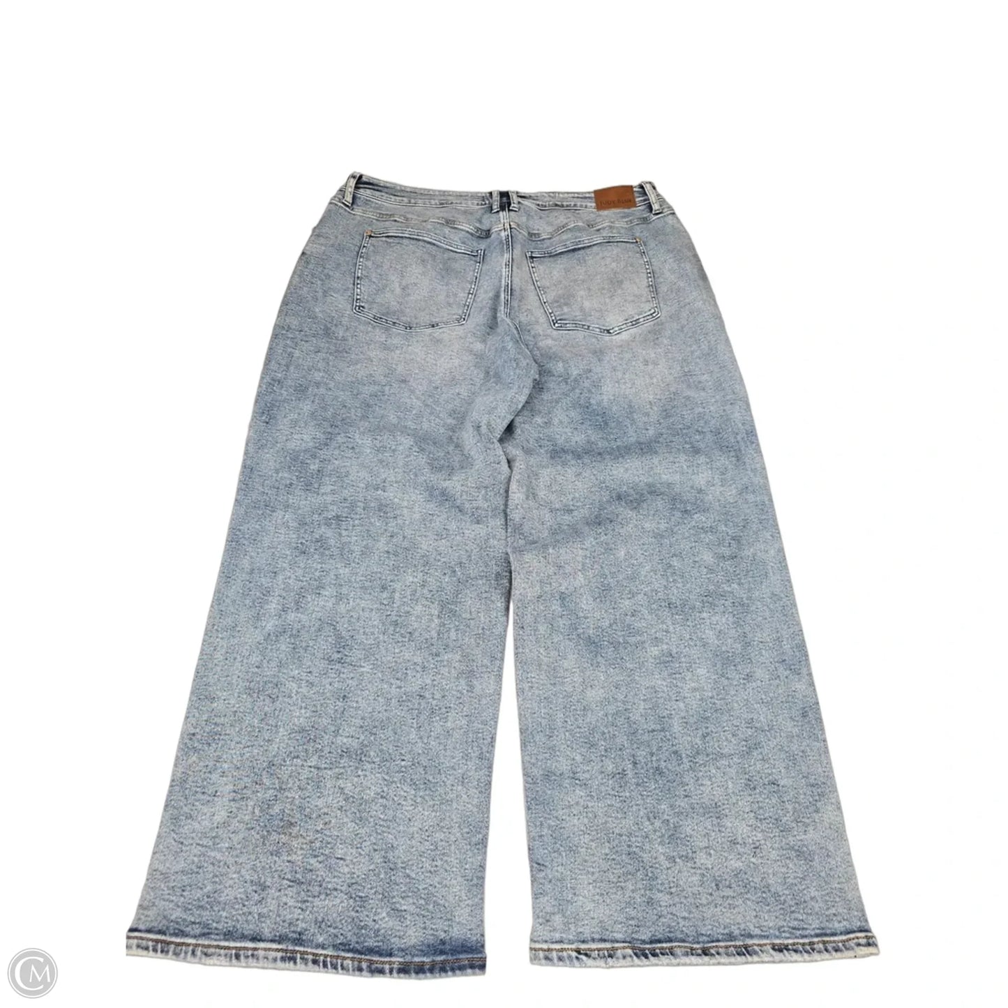 Jeans Wide Leg By Judy Blue In Blue Denim, Size: 22w