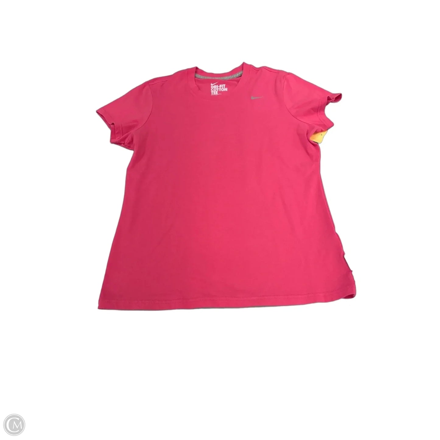 Top Short Sleeve By Nike In Pink, Size: Xl