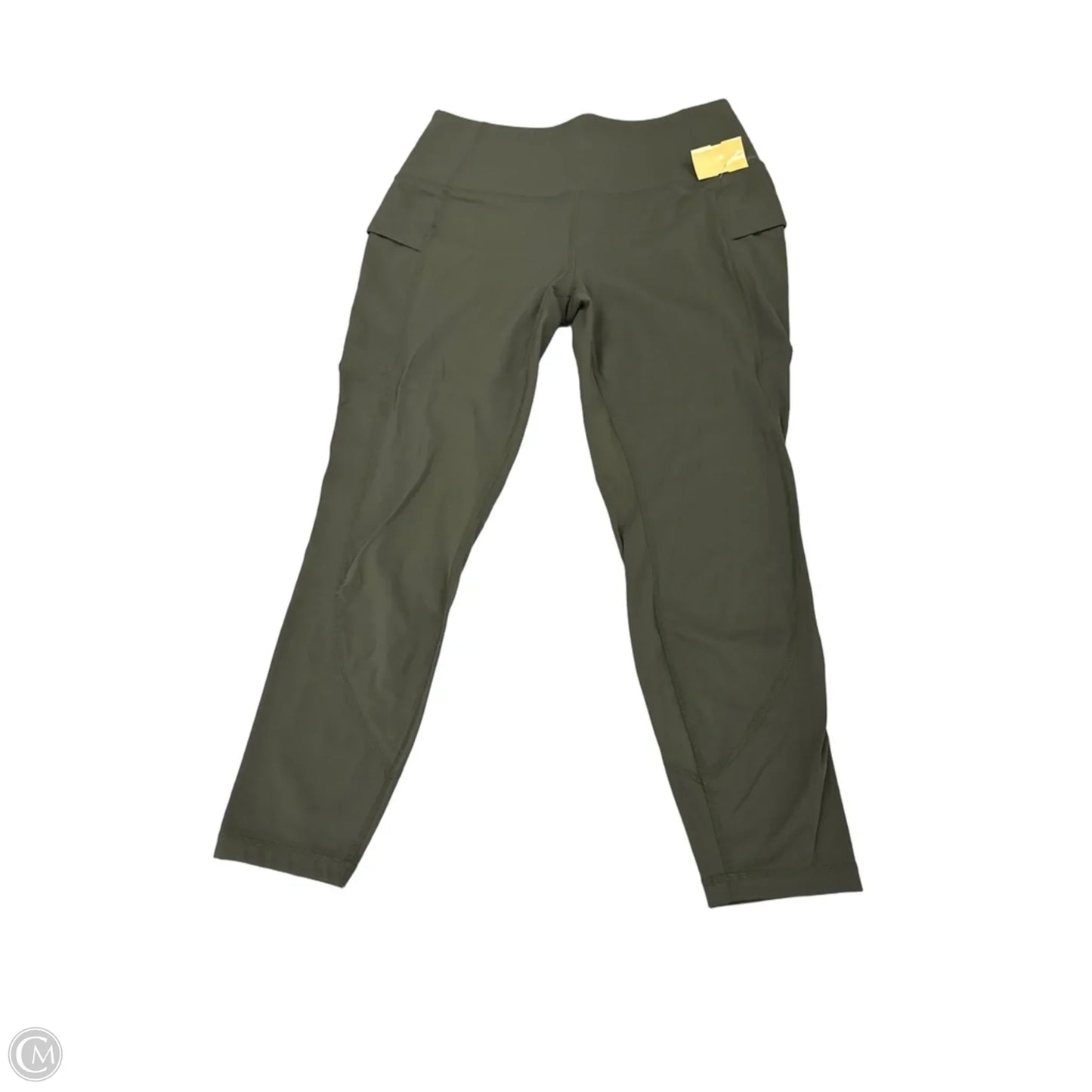 Athletic Leggings By Eddie Bauer In Green, Size: L