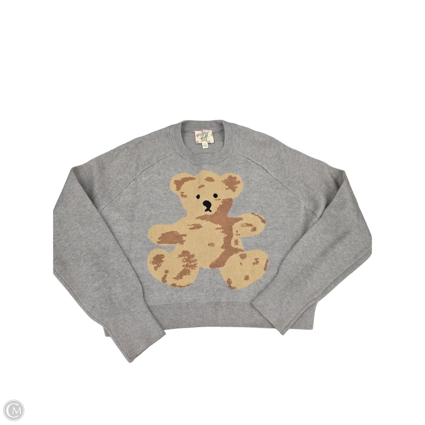 Top Long Sleeve By Hippie Rose In Grey, Size: M
