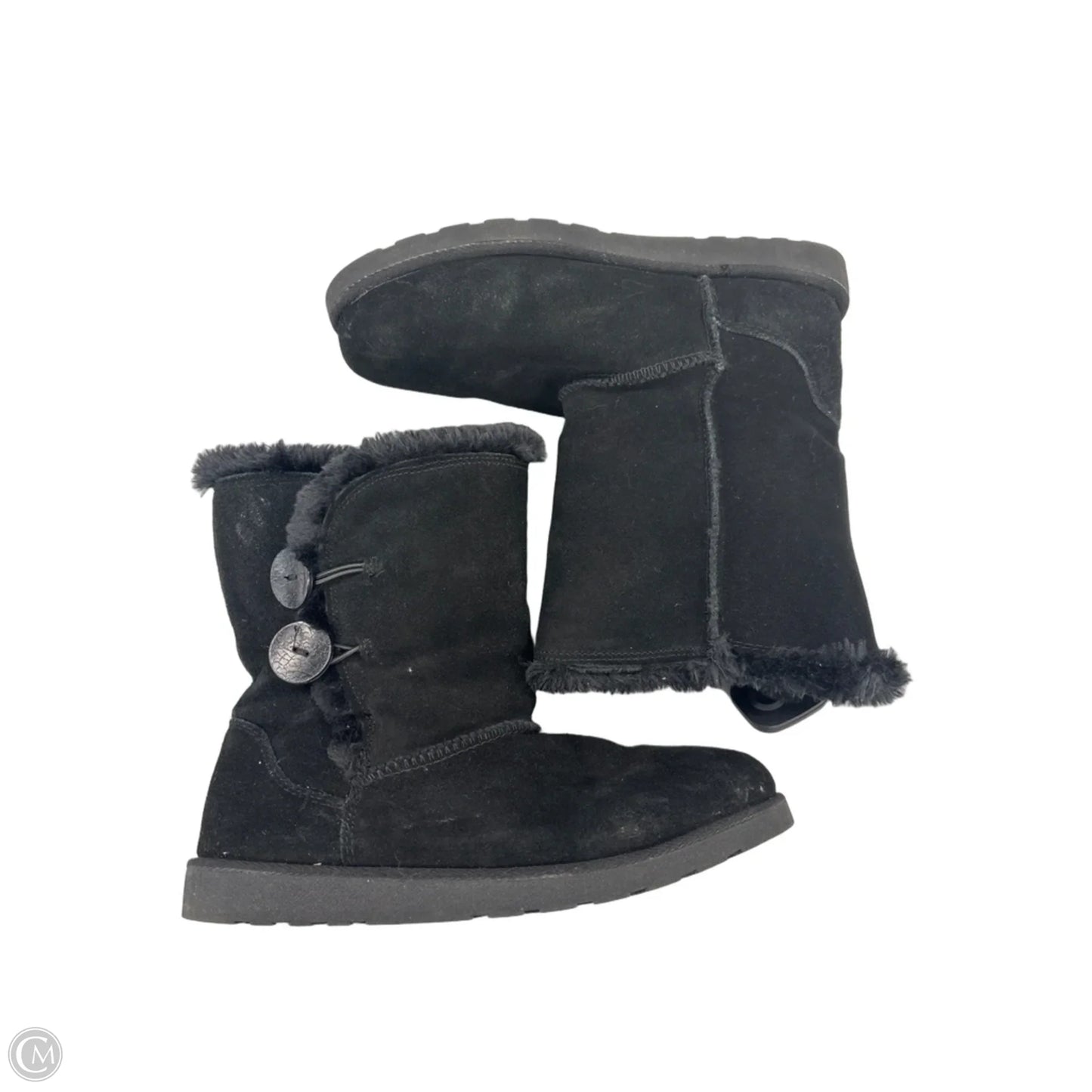 Boots Snow By So In Black, Size: 9