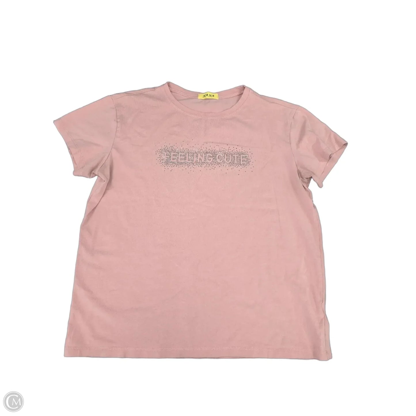 Top Short Sleeve By Cmf In Pink, Size: Xl