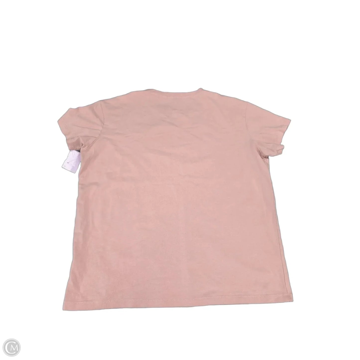 Top Short Sleeve By Cmf In Pink, Size: Xl