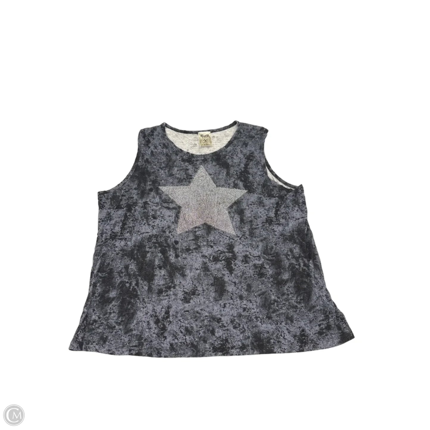 Tank Top By Vocal In Blue, Size: 1x