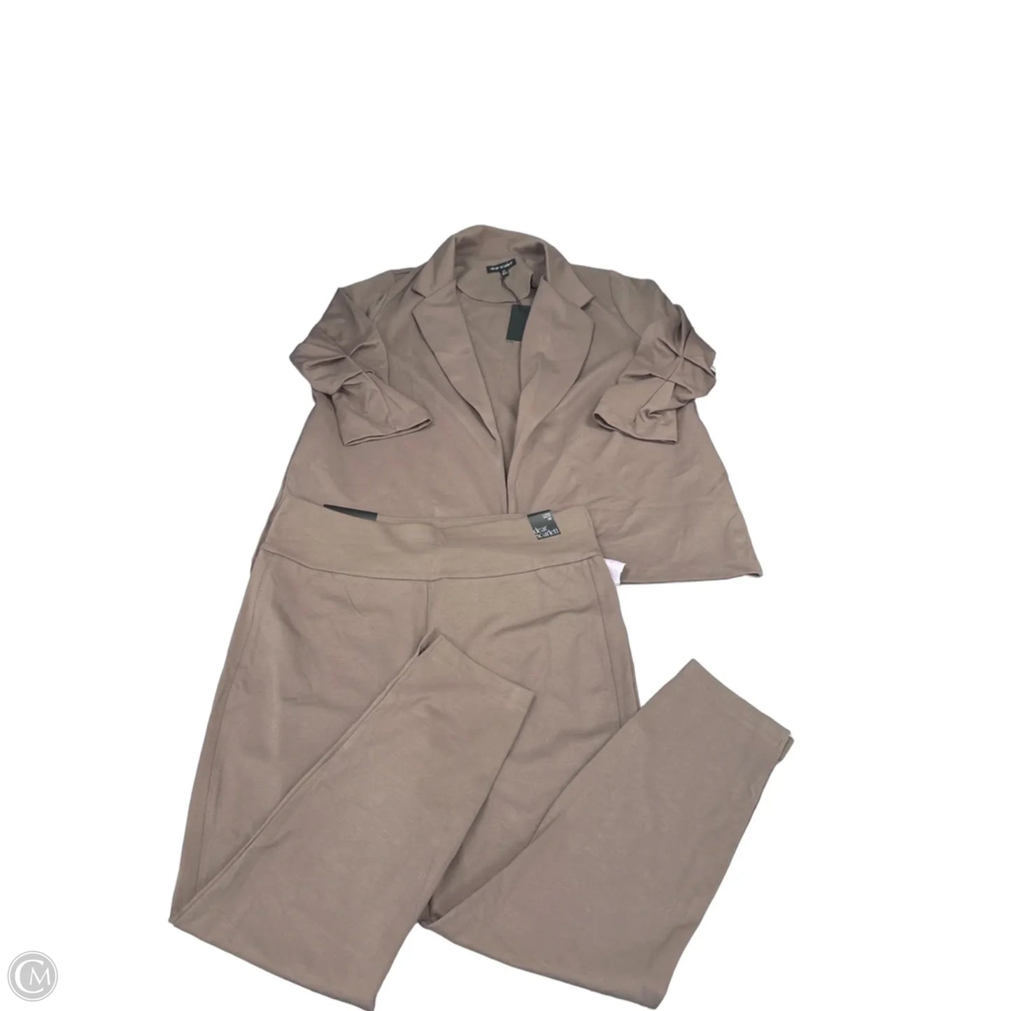 Pants Set 2pc By Dear Scarlett In Brown, Size: 3x