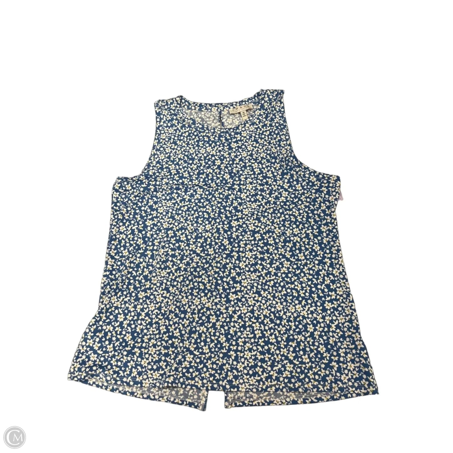 Tank Top By Chaus In Blue, Size: M