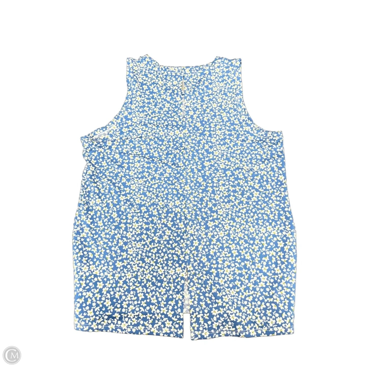 Tank Top By Chaus In Blue, Size: M
