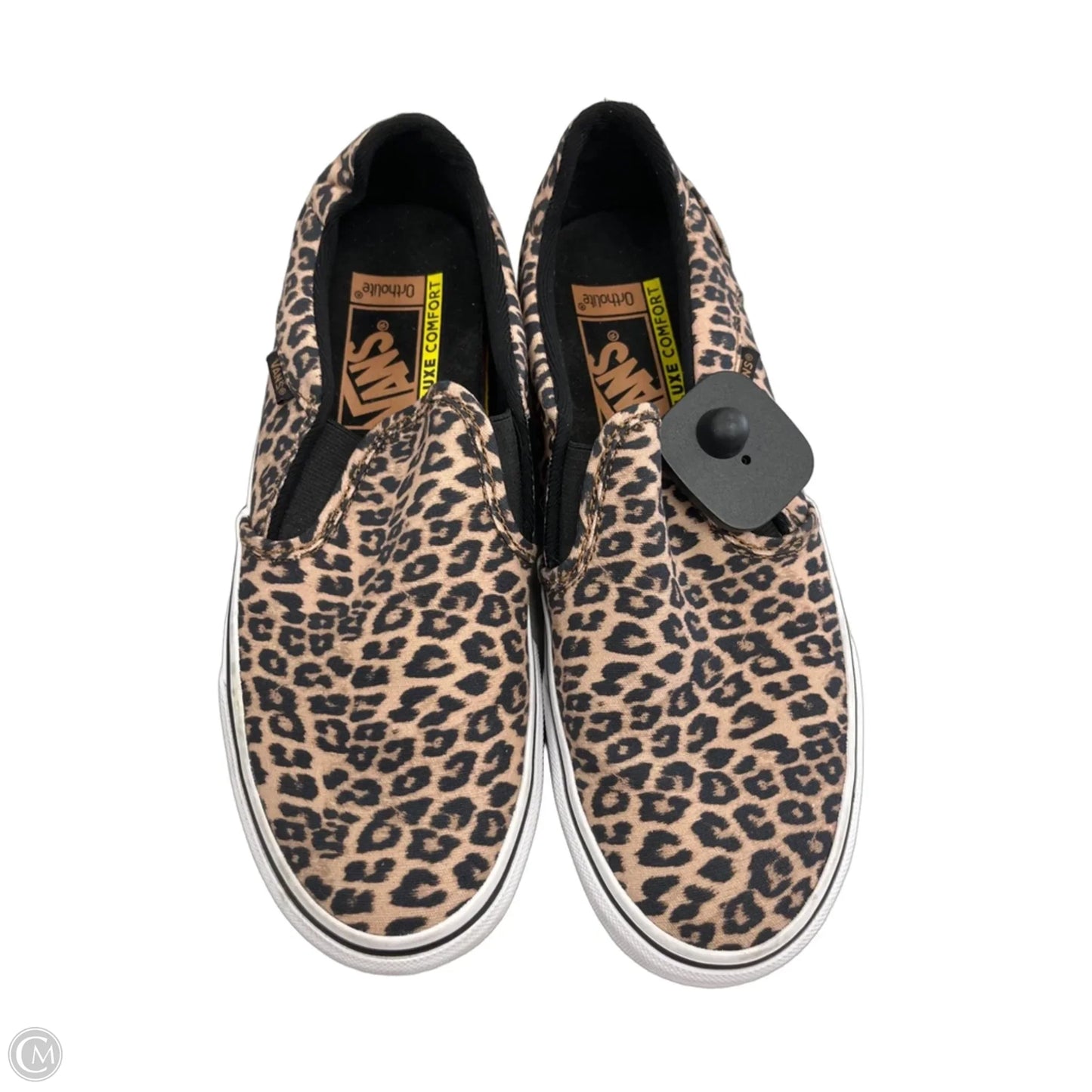 Shoes Flats By Vans In Animal Print, Size: 7.5