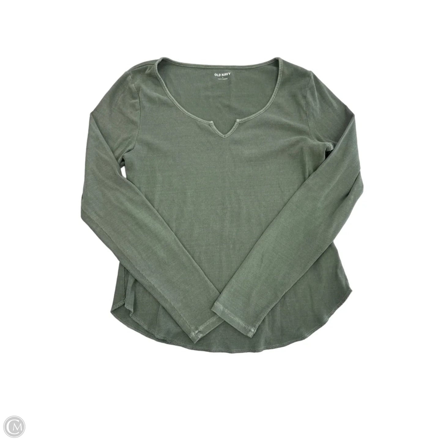 Top Long Sleeve By Old Navy In Green, Size: L