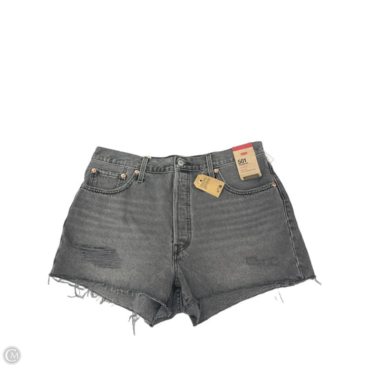 Shorts By Levis In Black Denim, Size: 18