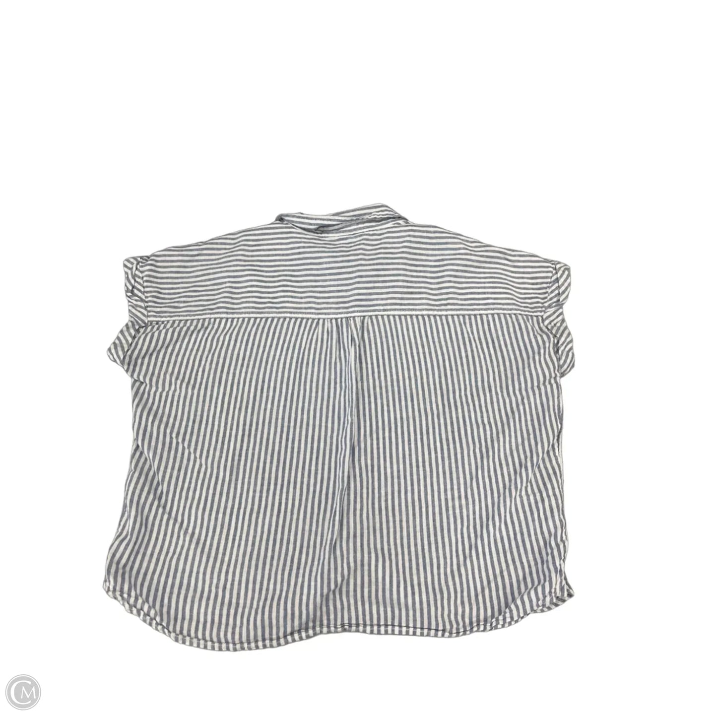 Top Short Sleeve By Beachlunchlounge In Striped Pattern, Size: L
