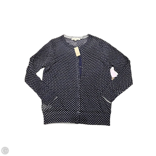Cardigan By Loft In Navy, Size: Lp