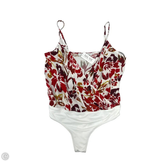 Bodysuit By Lovers & Friends In Red & White, Size: M