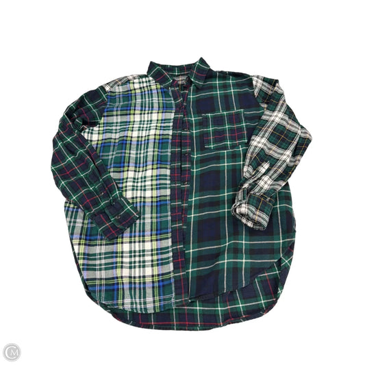 Top Long Sleeve By Gap In Green, Size: S