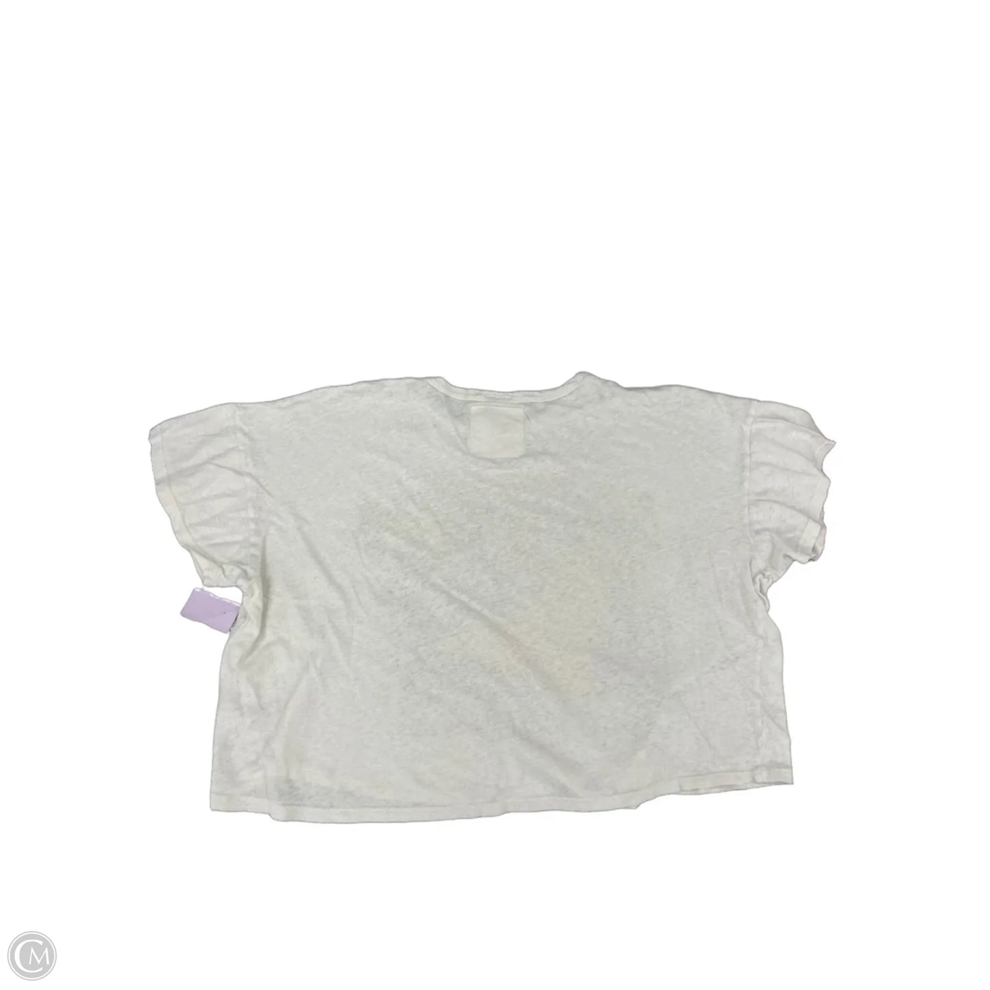 Top Short Sleeve By Mother In White, Size: S