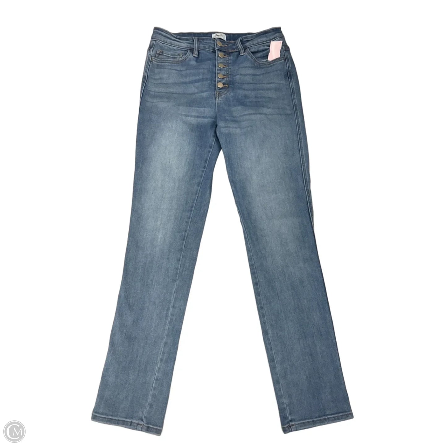 Jeans Straight By Cme In Blue Denim, Size: 12