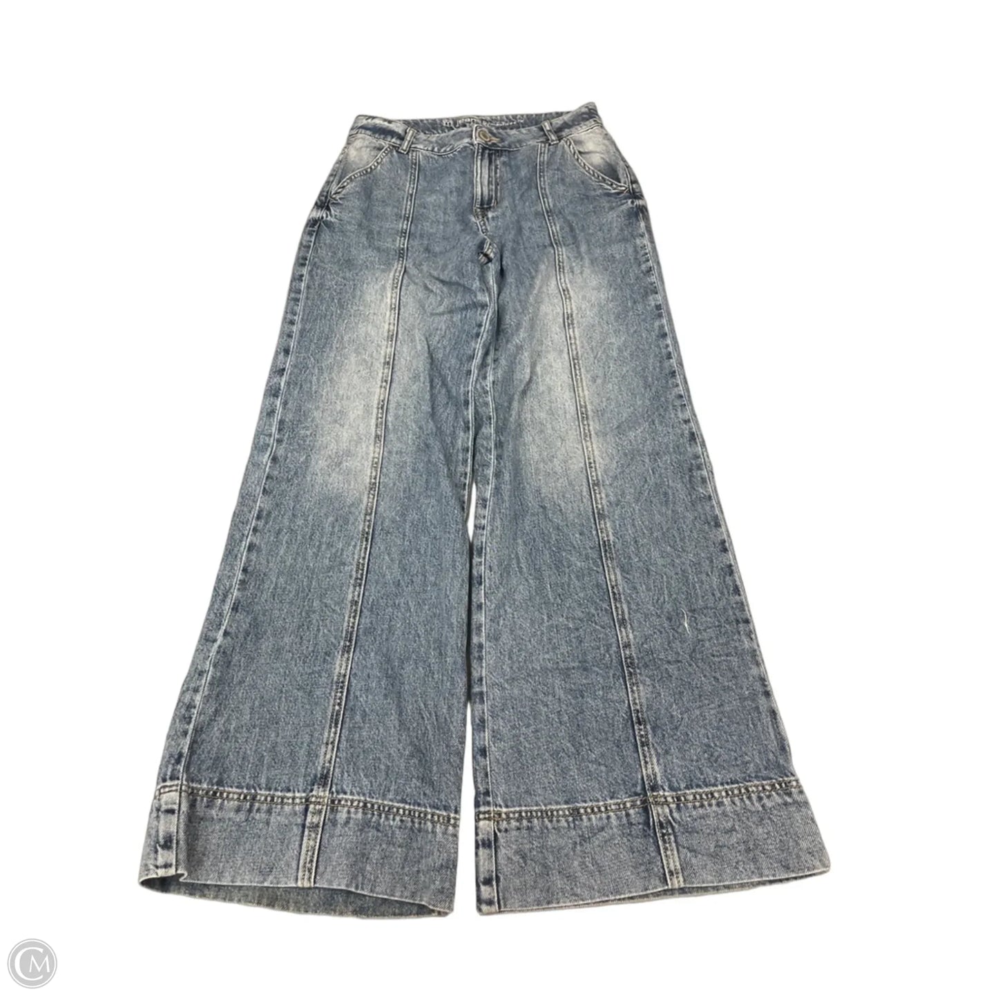 Jeans Wide Leg By Maurices In Blue Denim, Size: 6