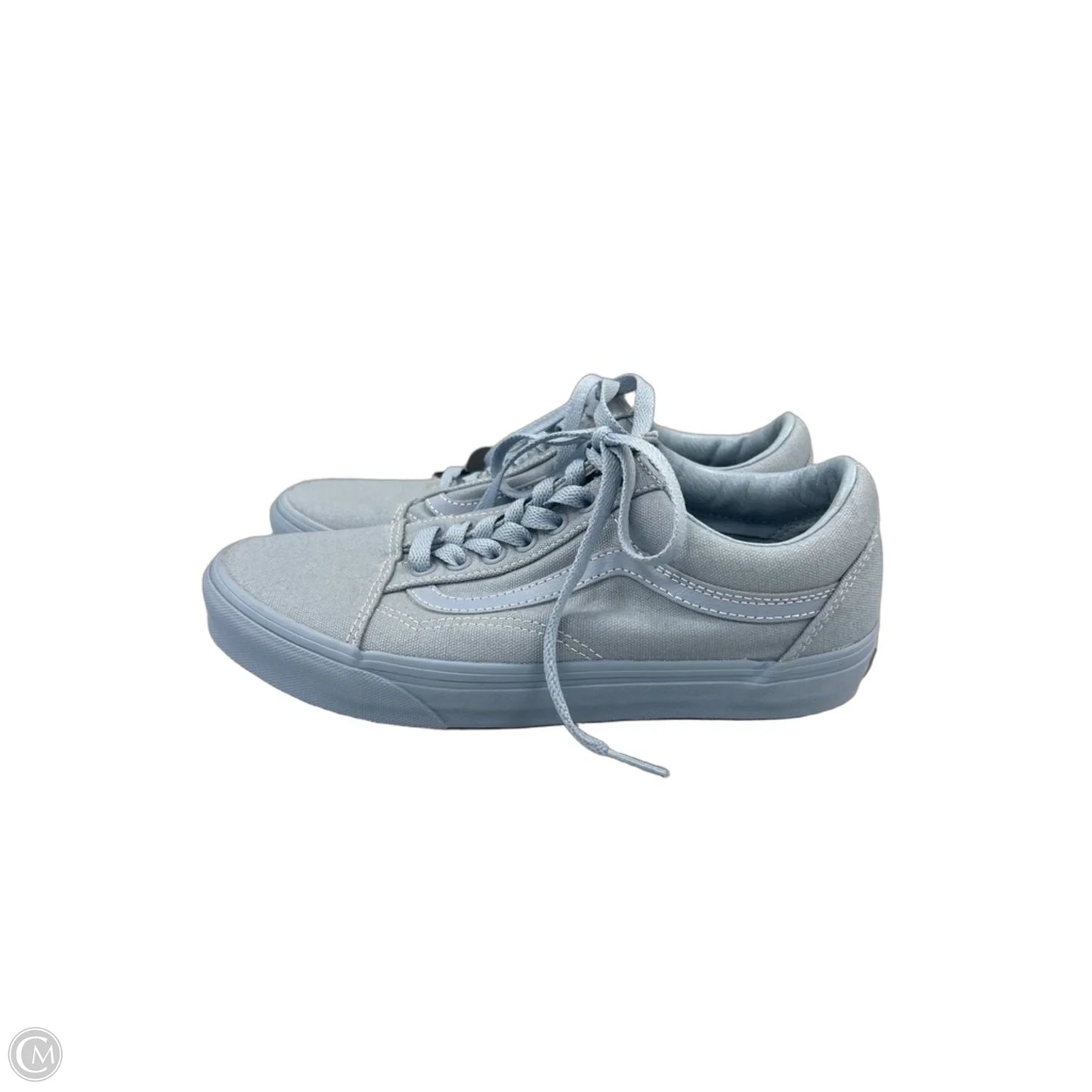 Shoes Flats By Vans In Blue, Size: 8.5