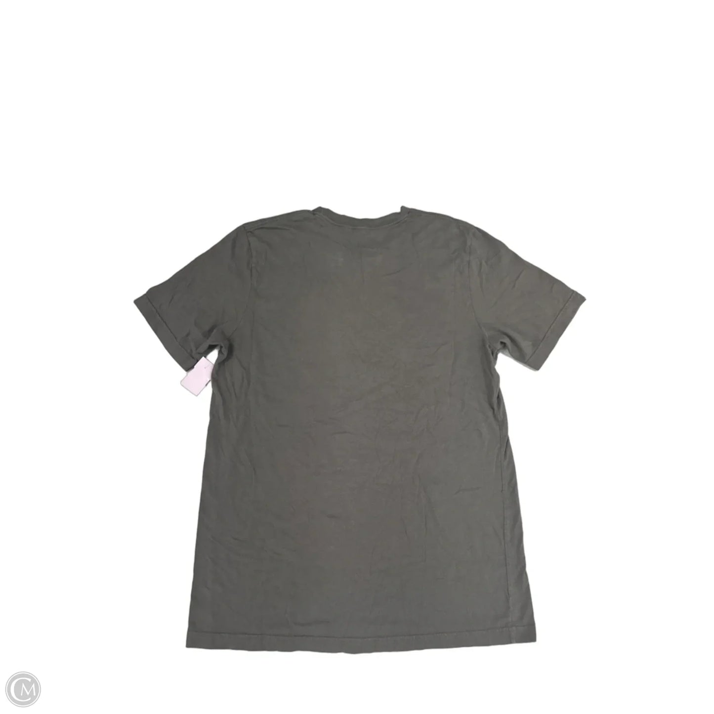 Top Short Sleeve By Cme In Grey, Size: L