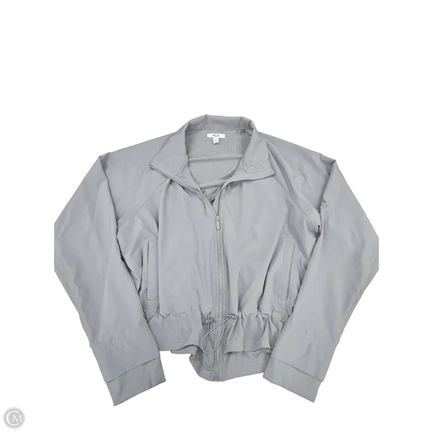 Athletic Jacket By Flx In Grey, Size: Xl