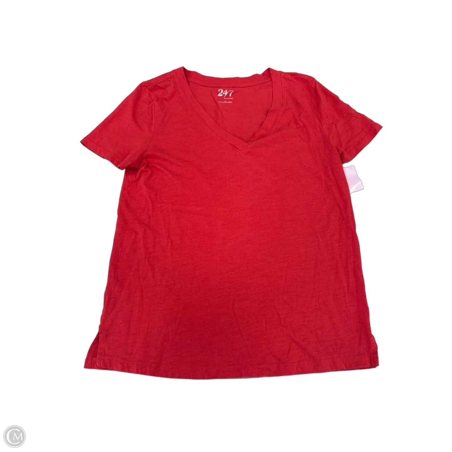 Top Short Sleeve By Maurices In Red, Size: S