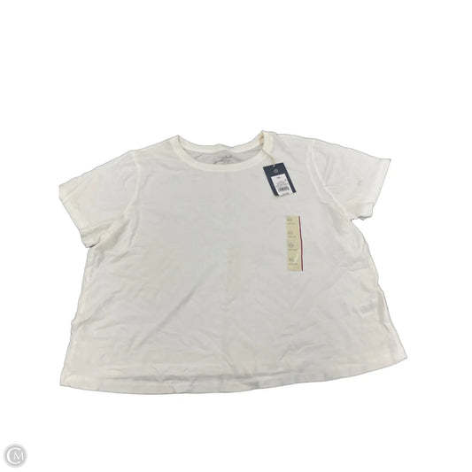 Top Short Sleeve By Universal Thread In White, Size: Xxl