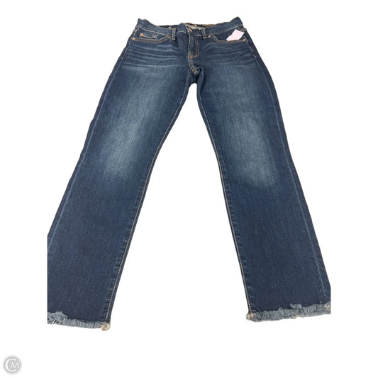 Jeans Straight By 7 For All Mankind In Blue Denim, Size: 8