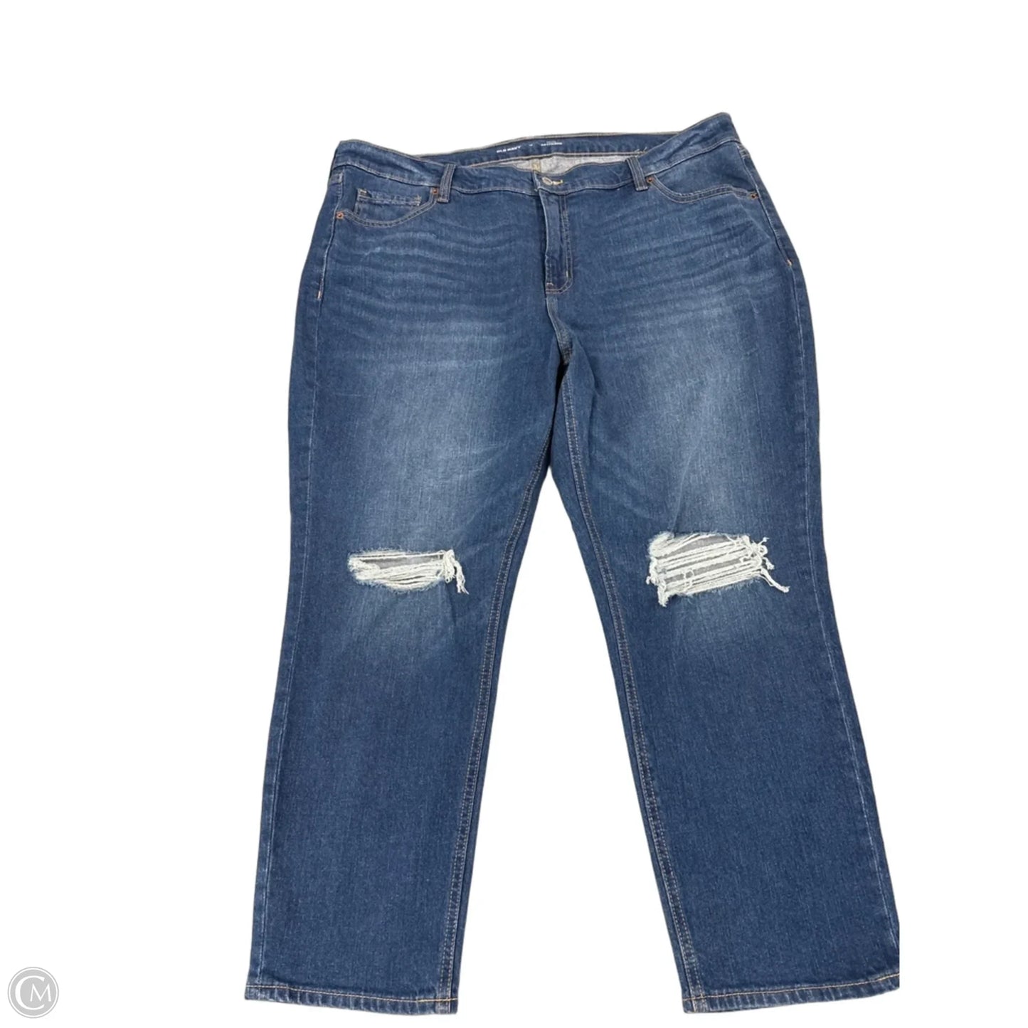 Jeans Boyfriend By Old Navy In Blue Denim, Size: 18