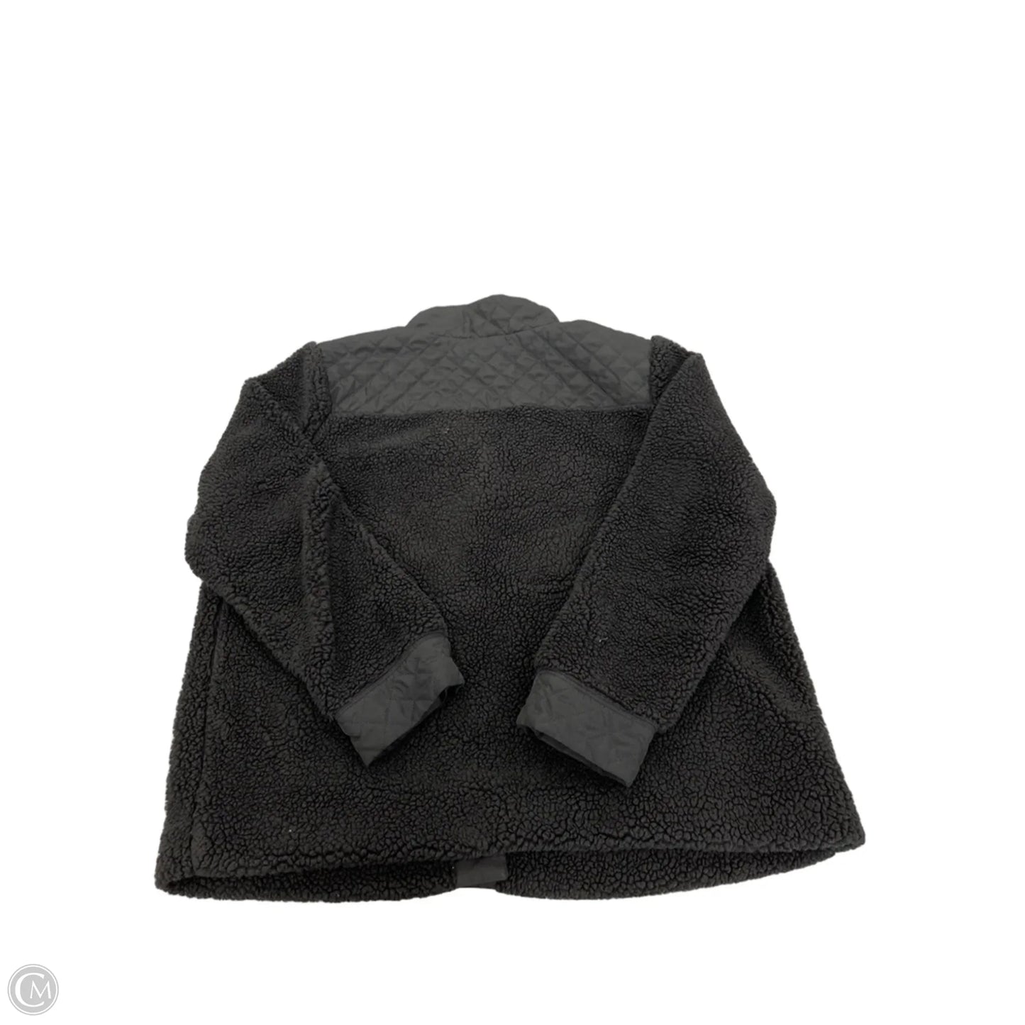 Jacket Fleece By Chicos In Black, Size: Xxl