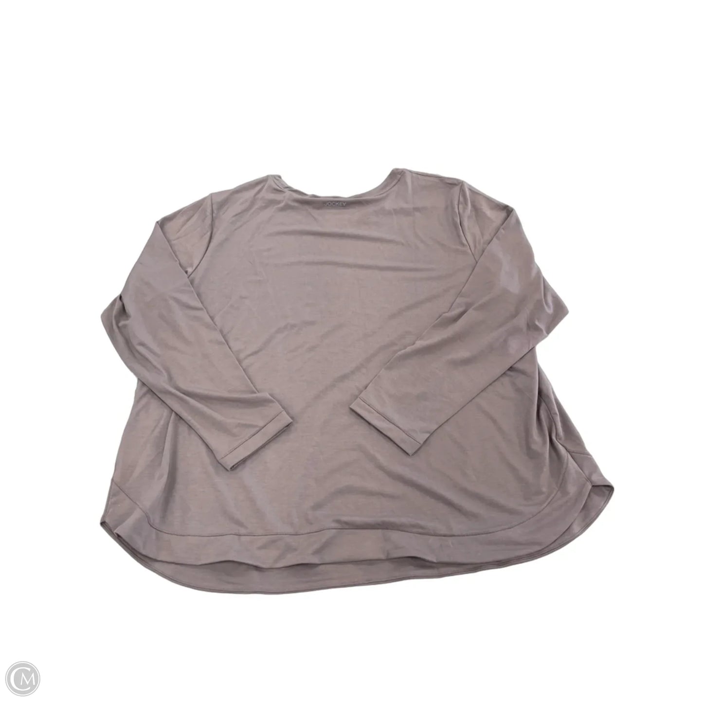 Top Long Sleeve By Jockey In Mauve, Size: 2x