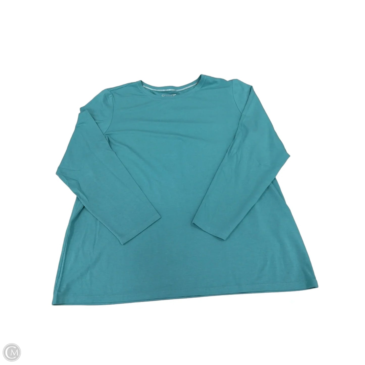 Top Long Sleeve By Chicos In Blue, Size: Xxl