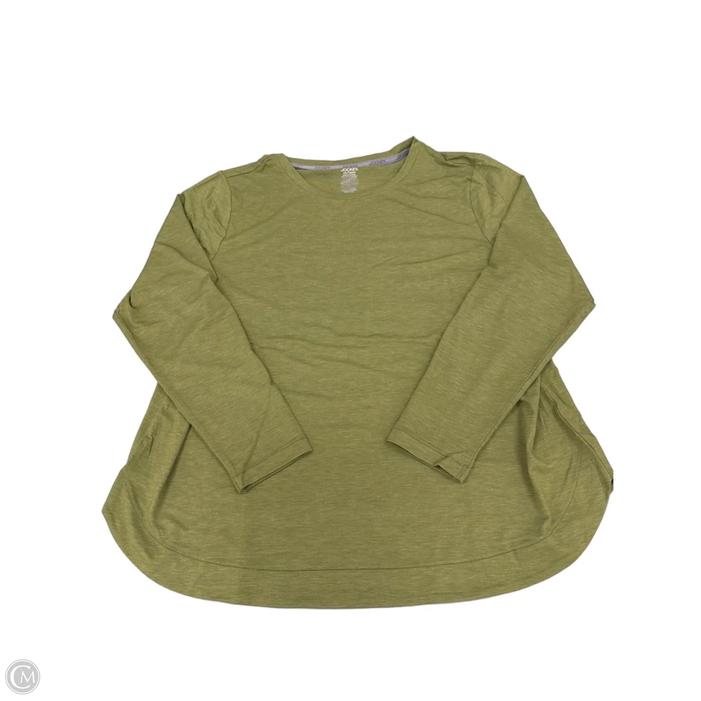 Top Short Sleeve By Jockey In Green, Size: Xxl
