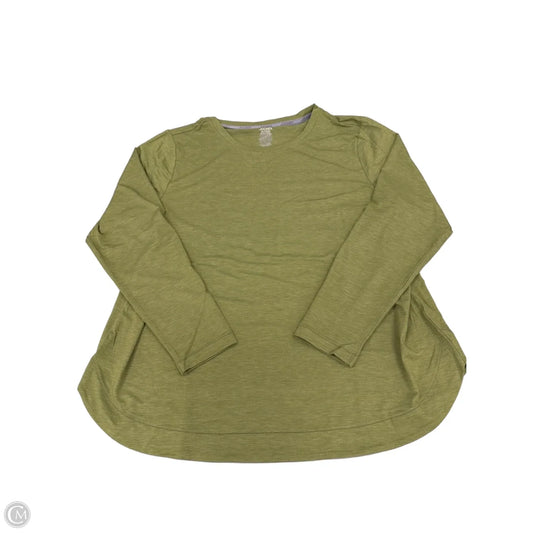 Top Short Sleeve By Jockey In Green, Size: Xxl