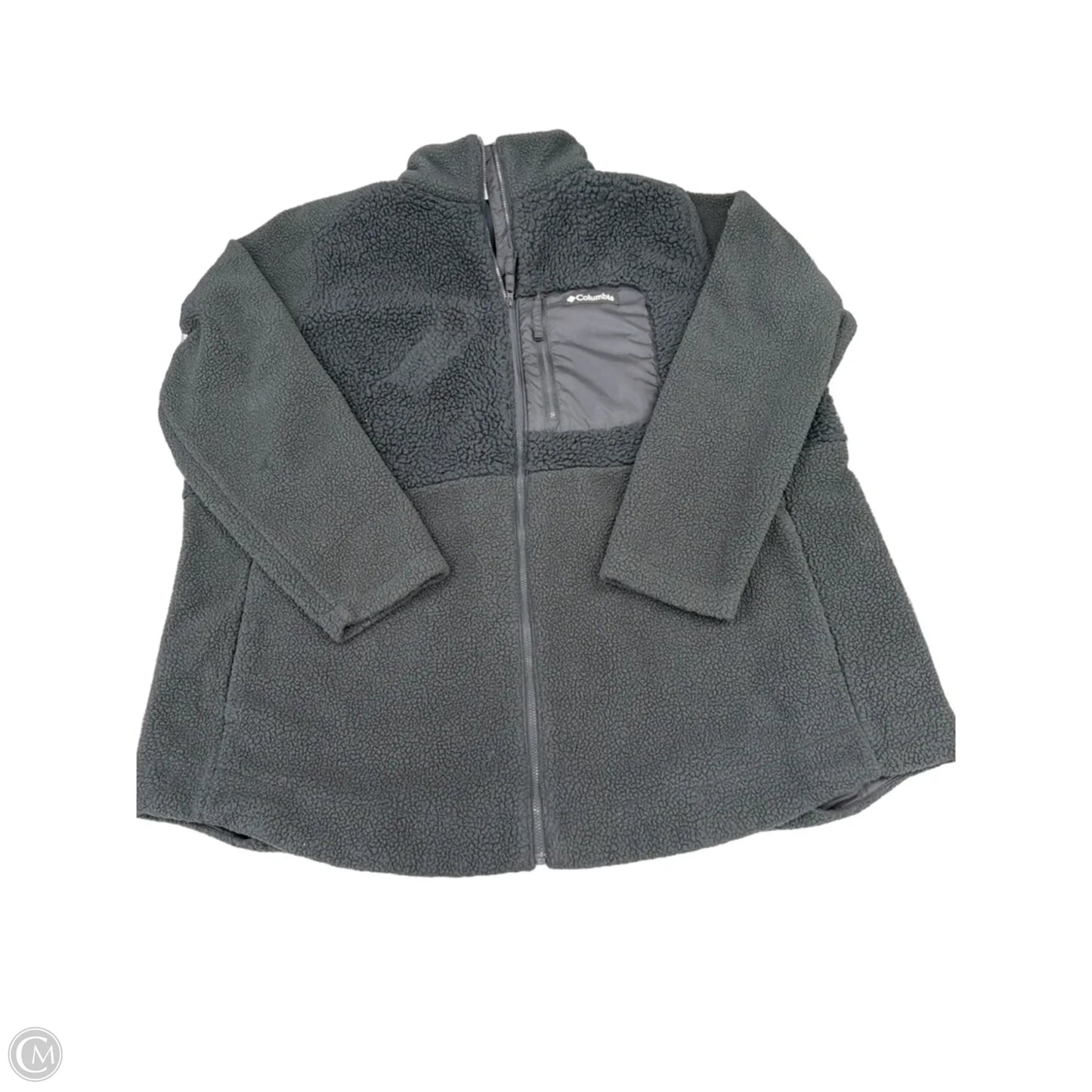 Jacket Faux Fur & Sherpa By Columbia In Black, Size: 2x