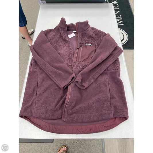 Jacket Faux Fur & Sherpa By Columbia In Purple, Size: 2x