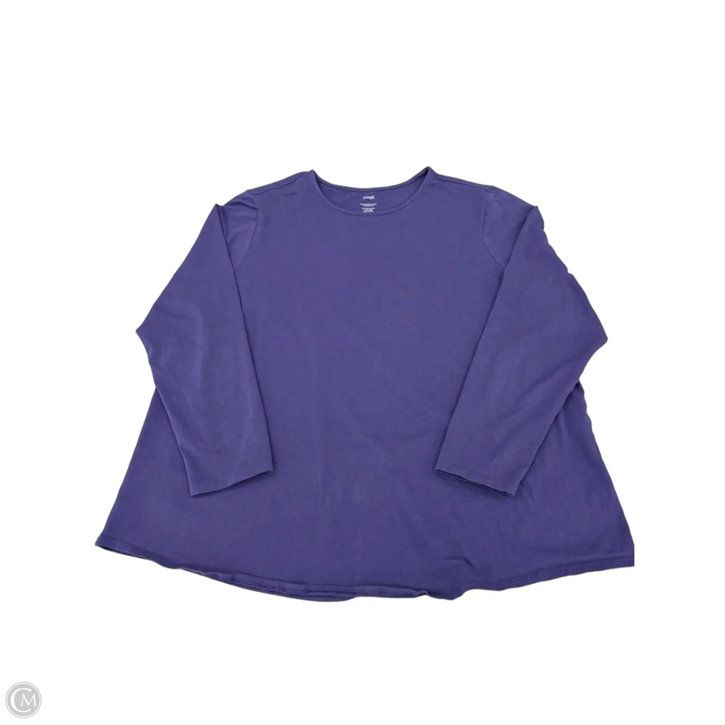 Top Long Sleeve By Pure Jill In Purple, Size: 2x