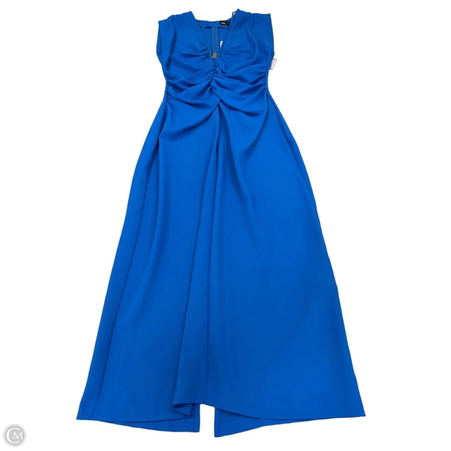 Dress Casual Maxi By Zara In Blue, Size: M