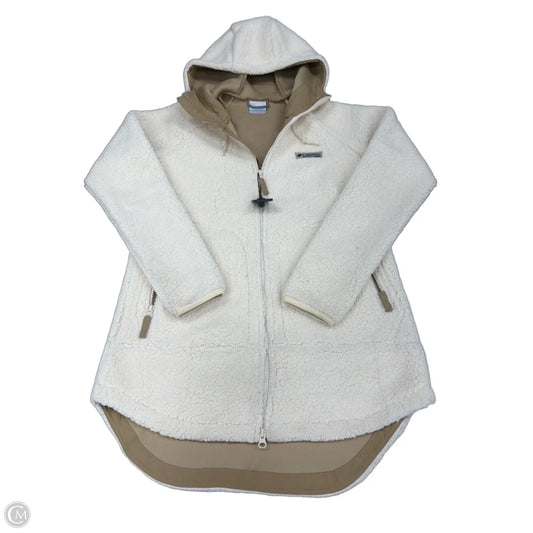 Jacket Fleece By Columbia In White, Size: M