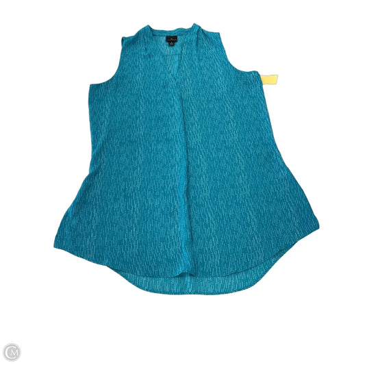 Top Sleeveless By Worthington In Blue, Size: S