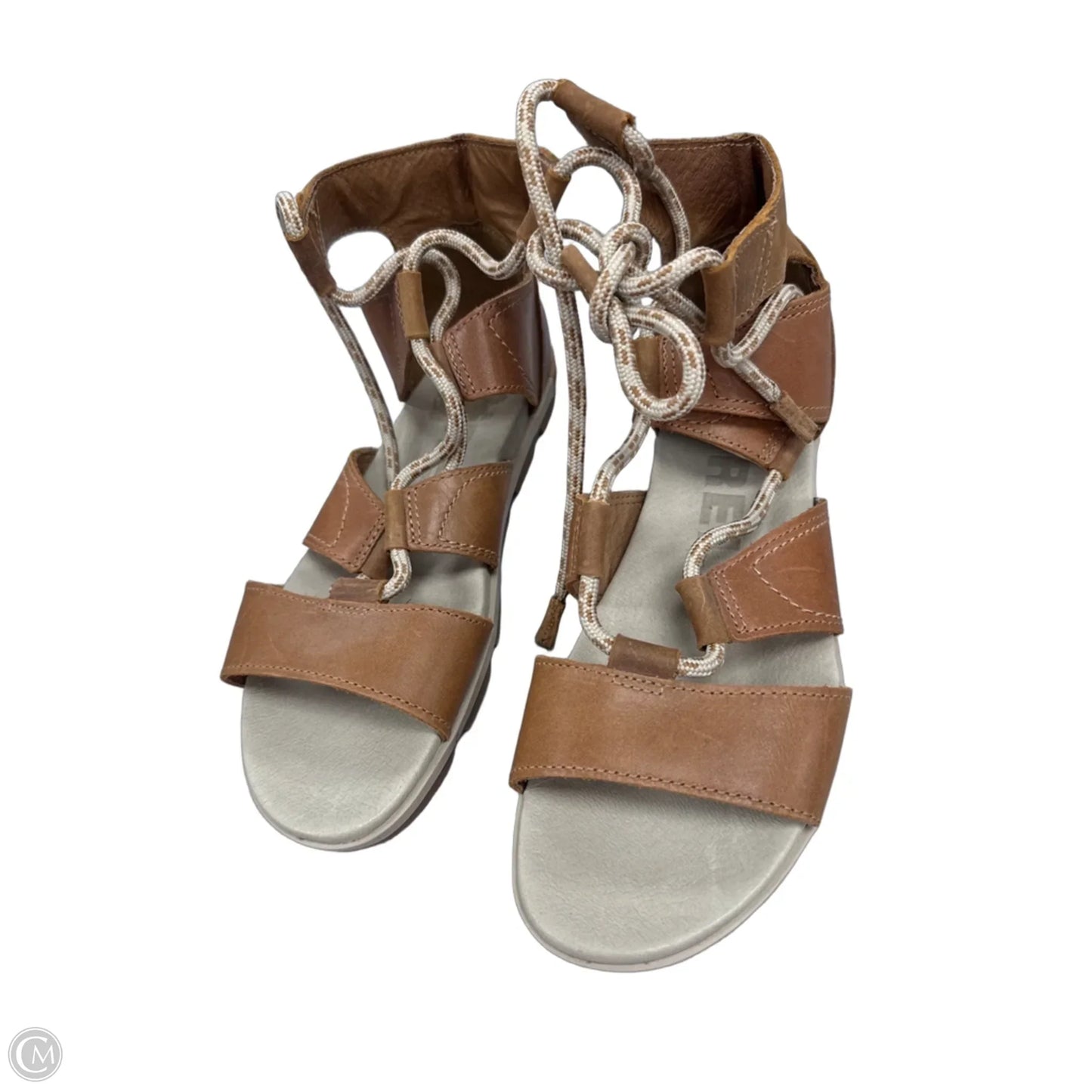 Sandals Flats By Sorel In Brown, Size: 10