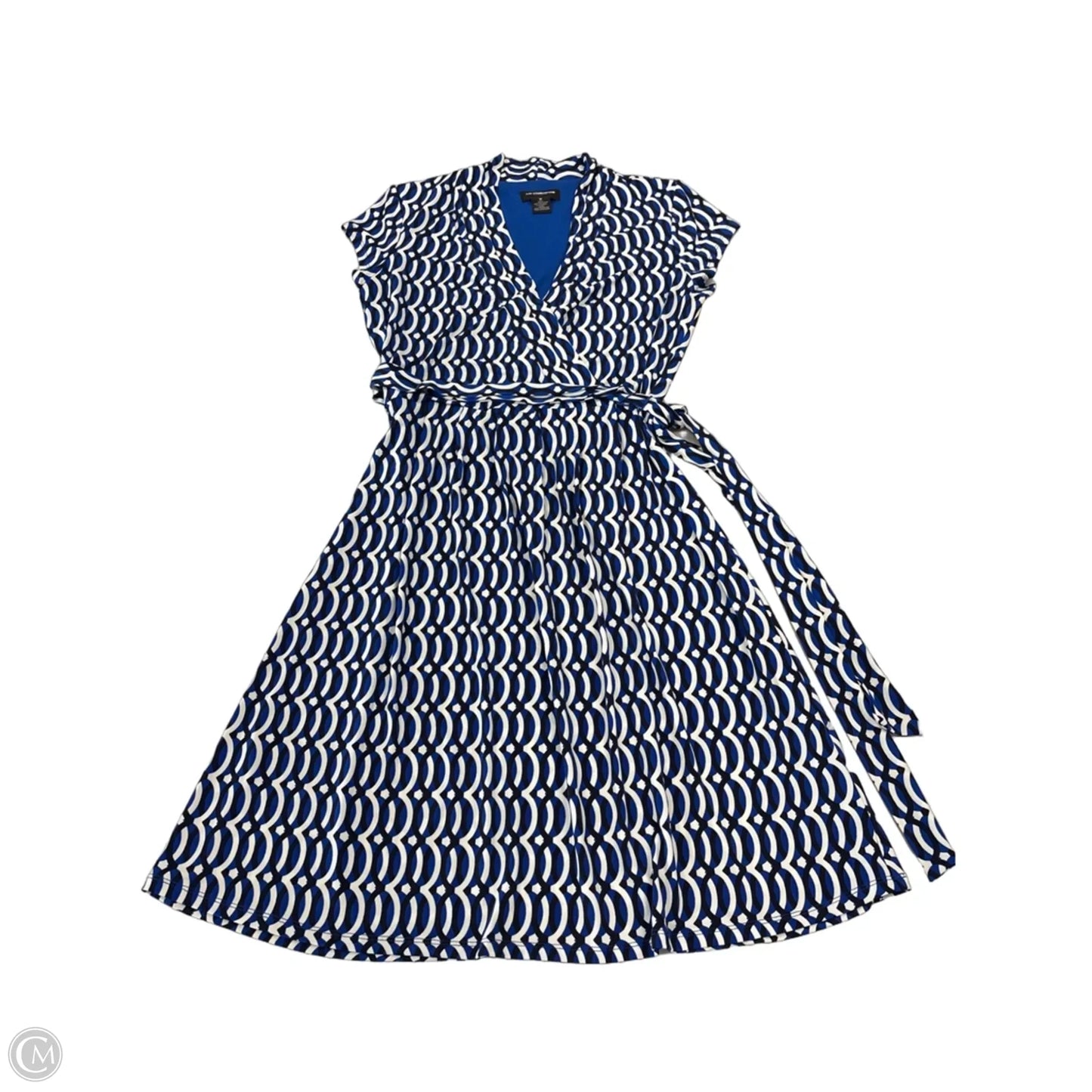 Dress Casual Short By Liz Claiborne In Blue, Size: M
