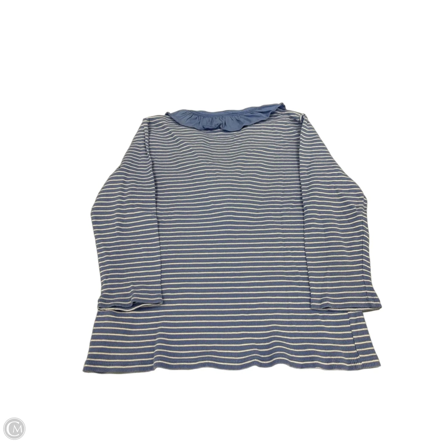 Top 3/4 Sleeve By Lauren By Ralph Lauren In Blue, Size: M