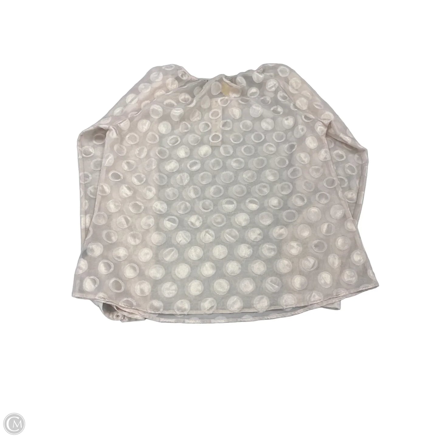 Top Long Sleeve By Limited In Polkadot Pattern, Size: L