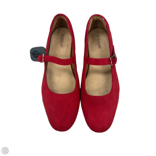 Shoes Flats By Dr Scholls In Red, Size: 10