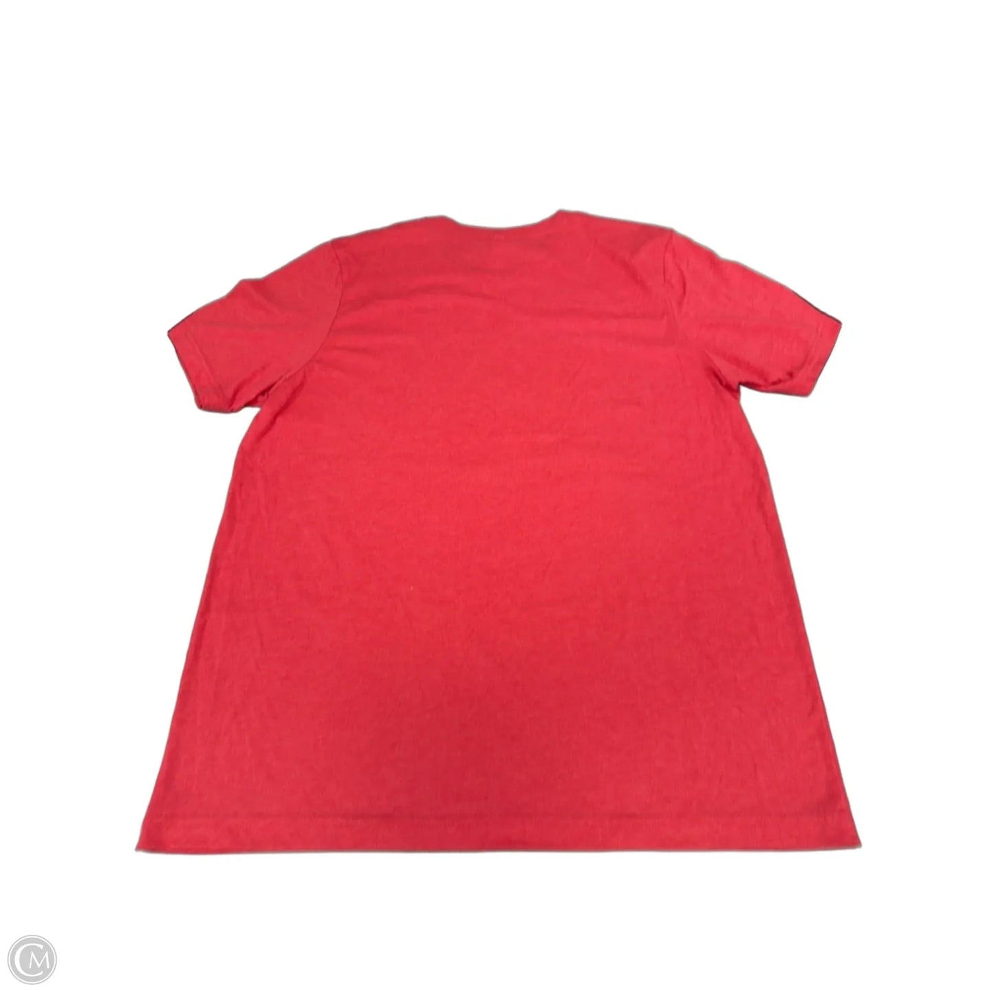 Top Short Sleeve Basic By Canvas In Red, Size: Xl