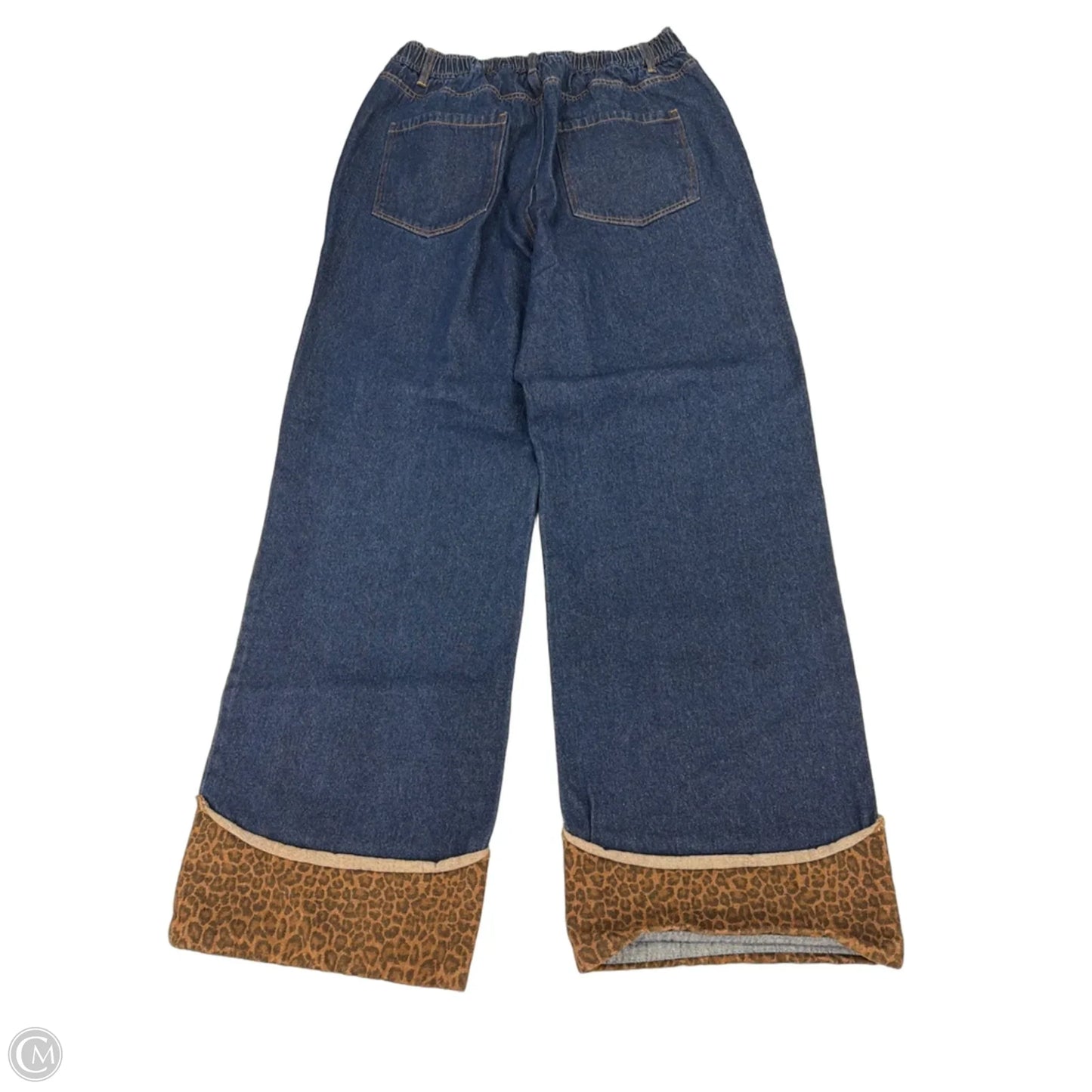 Jeans Wide Leg By Cme In Blue Denim, Size: 12