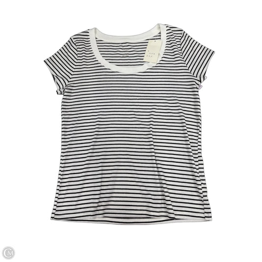 Top Short Sleeve By A New Day In Black & White, Size: L